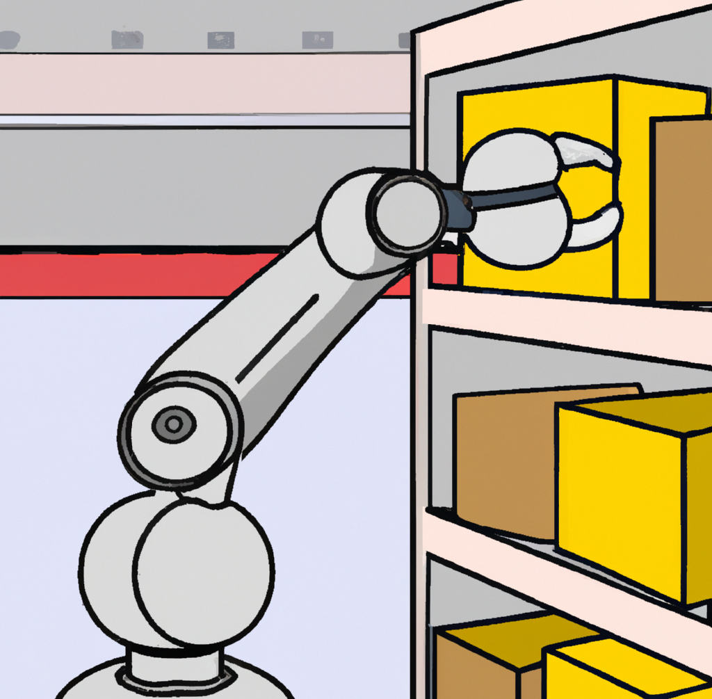 Robot Arm in Supermarket