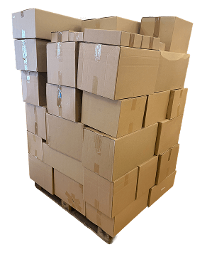 Stacked box, view one.